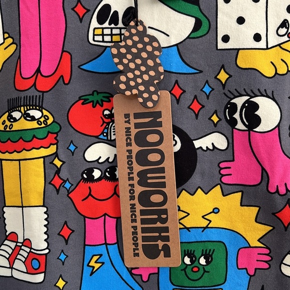 Nooworks Burger Babie muscle tee medium - Picture 3 of 4